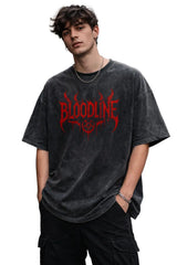 boffi ... 100% Cotton Oversized T-Shirt Unisex Drop Shoulder Dye Washed Street Look Black Pack of 1 Gearstyle