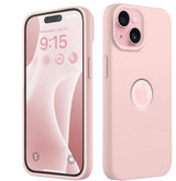 Liquid Silicone Cover Compatible with iPhone 14 Case (6.1 inch) 3 Layer Microfiber Logo Cut Lining Covers Phone Cases Full Body Protective Wireless Charging Shockproof Back Cover (official Blue) Gearstyle