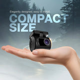 Pioneer Car Dash Camera VREC-H120SC Impressive1296p |2MP camera |Super Compact design|Wide Field of View | Wi-Fi |G-sensor |Emergency Recording| microSD Card support Upto 128GB|Super Capacitor|(Black) Gearstyle
